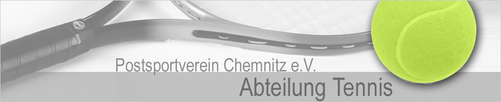 Postsportverein Chemnitz e.V. Abteilung Tennis